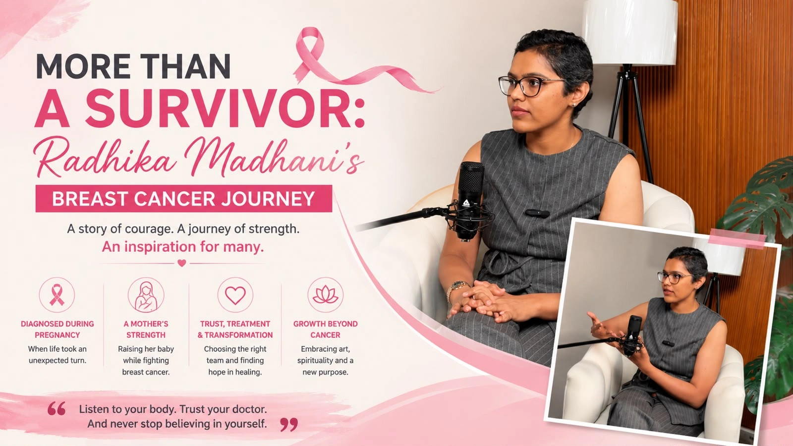 More Than a Survivor: Radhika Madhani's Breast Cancer Journey