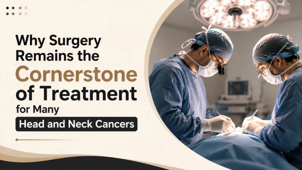 Why Surgery Remains the Cornerstone of Treatment for Many Head and Neck Cancers